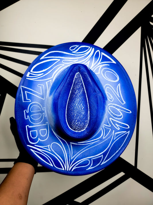 Zeta Phi Beta Custom Fedora